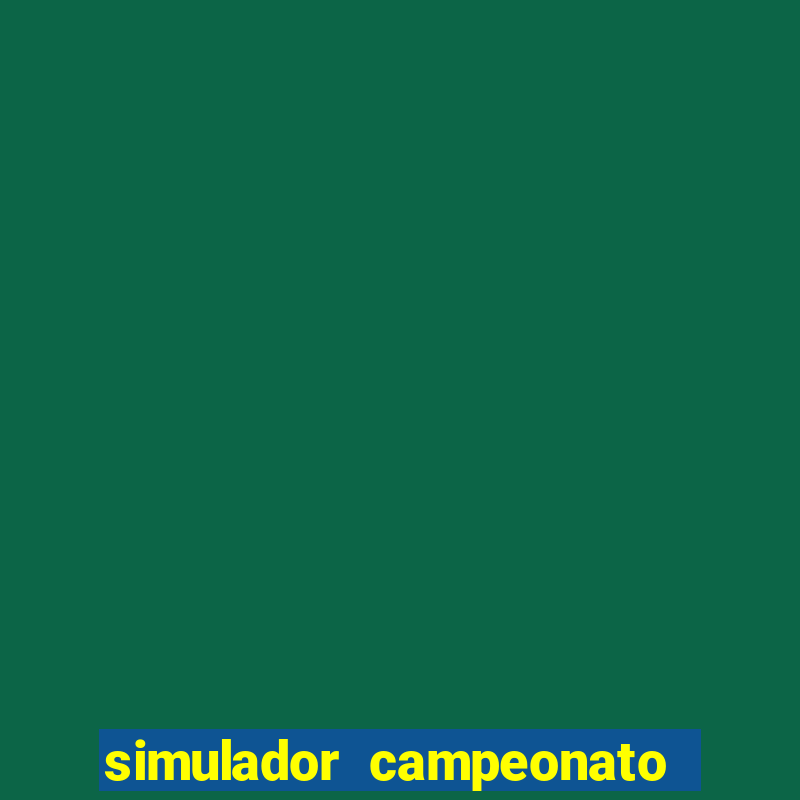 simulador campeonato paulista 2024